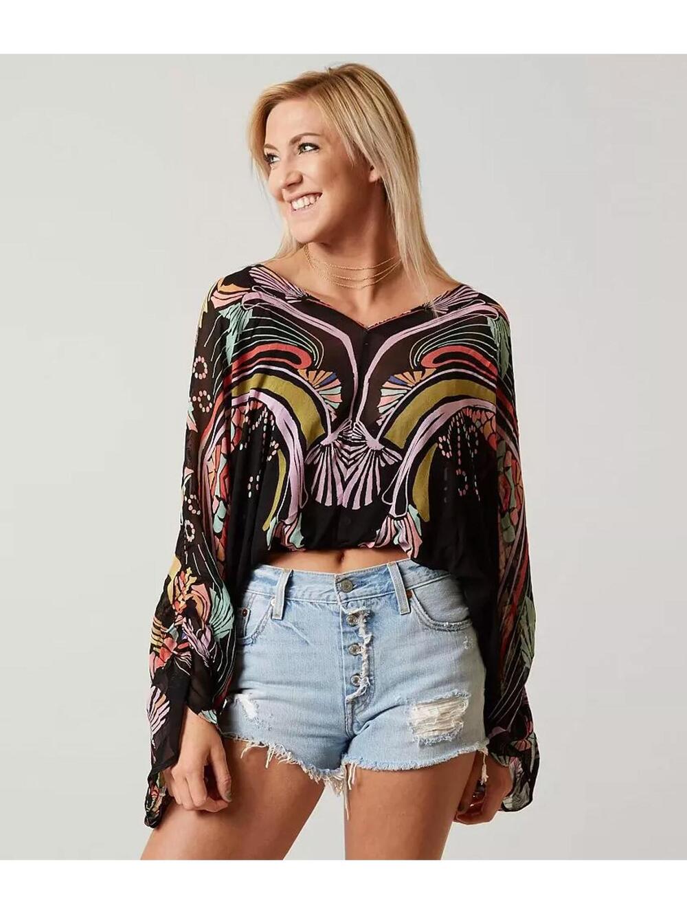 232 Free People Beneath The Sea Top (XS, EUC)